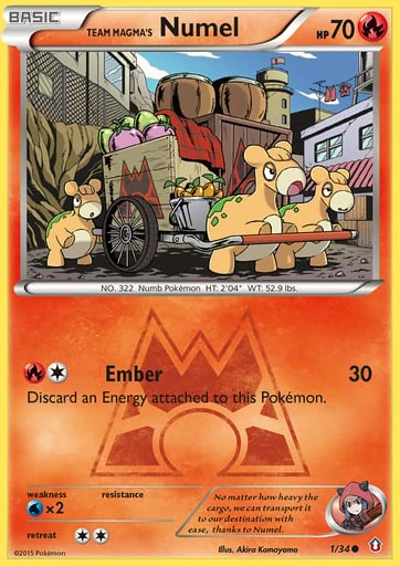 Team Magma's Numel — Double Crisis #1