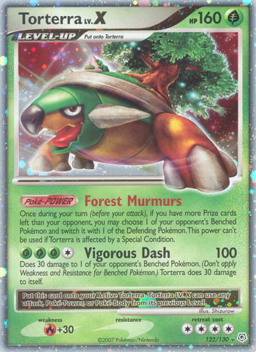 Torterra LV.X — Diamond & Pearl #122