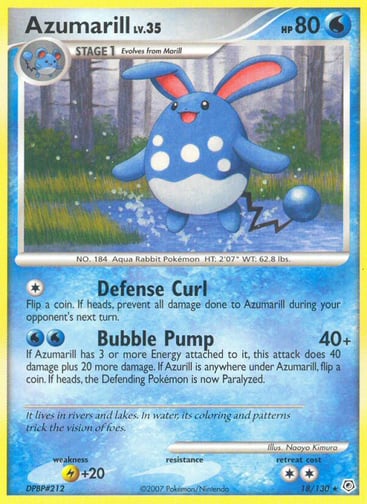 Azumarill — Diamond & Pearl #18