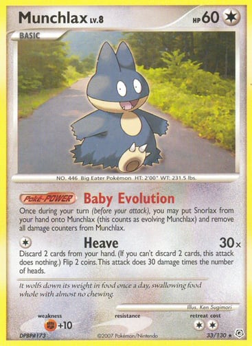 Munchlax — Diamond & Pearl #33