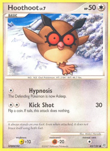 Hoothoot — Diamond & Pearl #85
