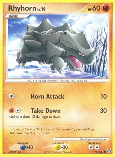 Rhyhorn — Diamond & Pearl #95