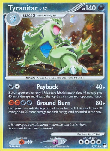 Tyranitar — Mysterious Treasures #17