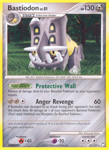 Bastiodon — Mysterious Treasures #21