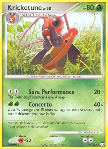 Kricketune — Mysterious Treasures #27