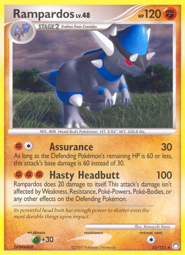 Rampardos — Mysterious Treasures #33