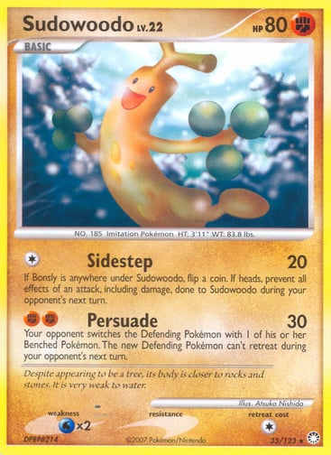 Sudowoodo — Mysterious Treasures #35