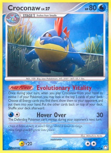 Croconaw — Mysterious Treasures #44