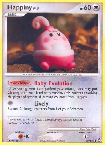 Happiny — Mysterious Treasures #52