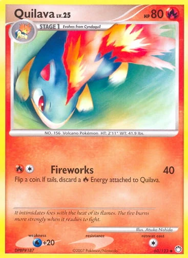 Quilava — Mysterious Treasures #60