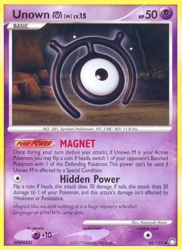 Unown [M] — Mysterious Treasures #66