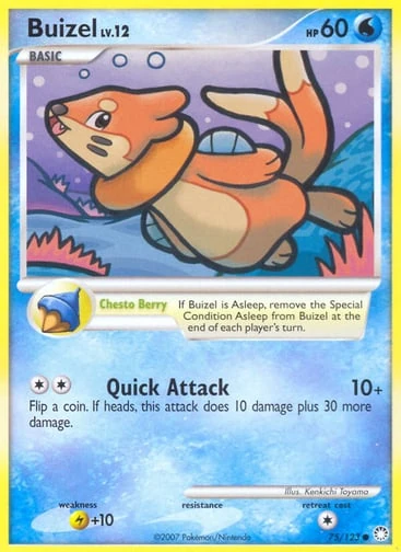 Buizel — Mysterious Treasures #75