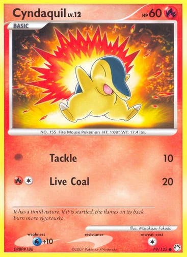 Cyndaquil — Mysterious Treasures #79