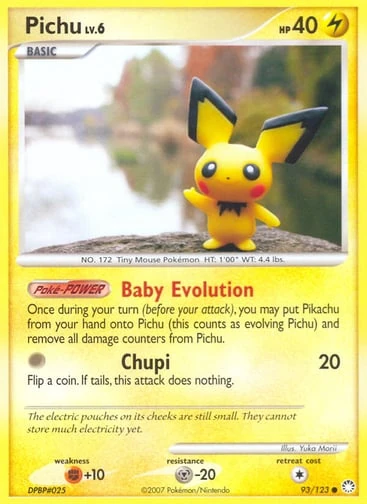 Pichu — Mysterious Treasures #93