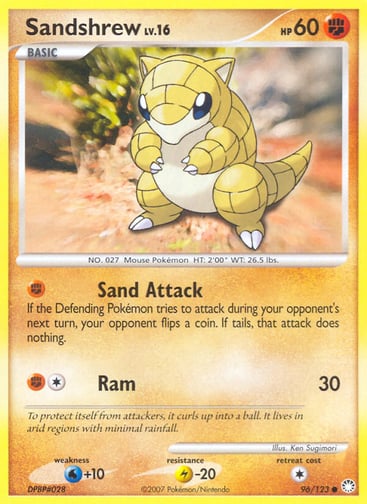 Sandshrew — Mysterious Treasures #96