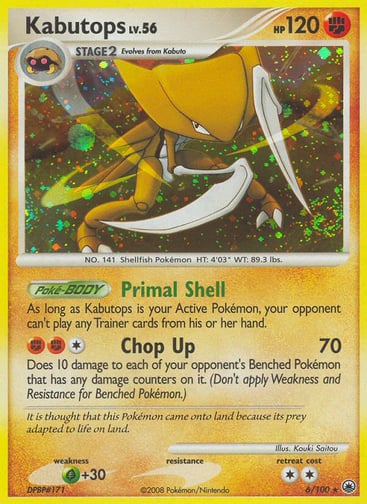 Kabutops — Majestic Dawn #6