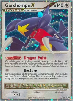 Garchomp LV.X Majestic Dawn #97