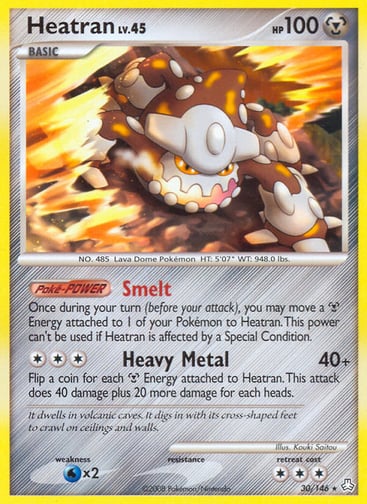 Heatran — Legends Awakened #30