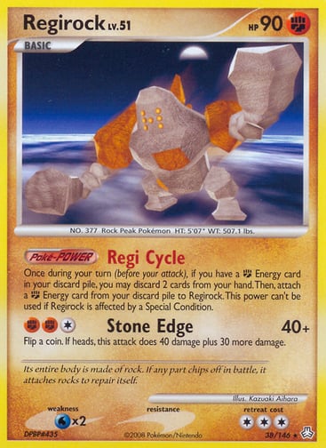 Regirock — Legends Awakened #38