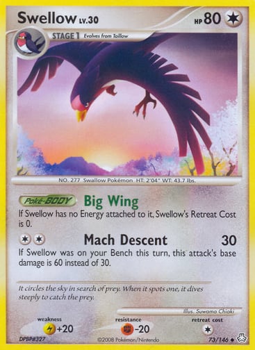Swellow — Legends Awakened #73