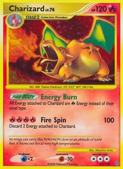 Gold Pokémon Cards — Charizard