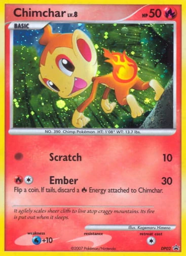 Chimchar — DP Black Star Promos #DP02