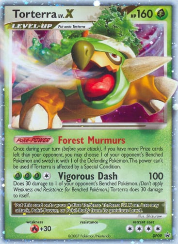 Torterra LV.X — DP Black Star Promos #DP09