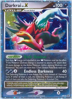 Darkrai LV.X DP Black Star Promos #DP19
