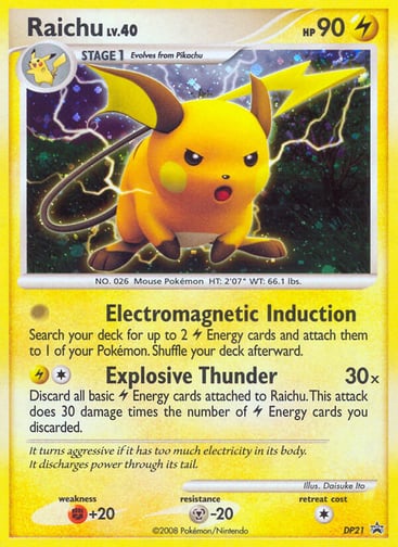 Raichu — DP Black Star Promos #DP21