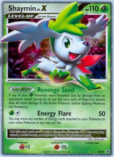 Shaymin LV.X — DP Black Star Promos #DP39