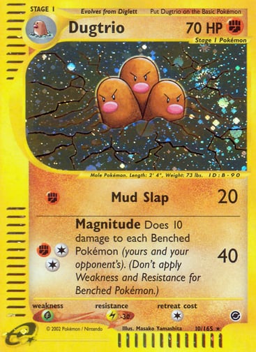 Dugtrio — Expedition Base Set #10