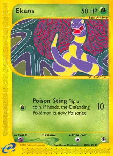 Ekans — Expedition Base Set #108