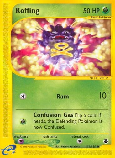 Koffing — Expedition Base Set #114