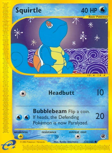 Squirtle — Expedition Base Set #132