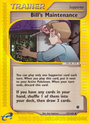 Bill's Maintenance — Expedition Base Set #137