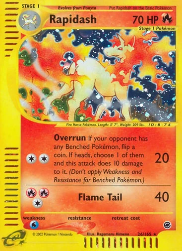 Rapidash — Expedition Base Set #26