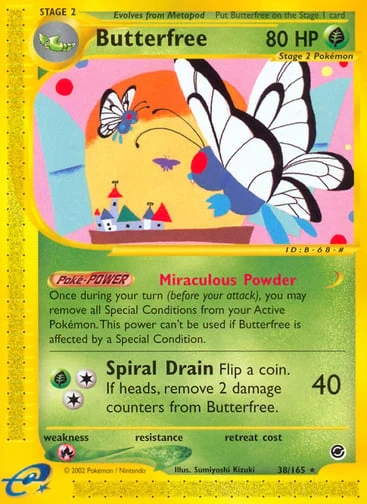 Butterfree — Expedition Base Set #38