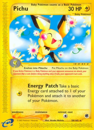 Pichu — Expedition Base Set #58