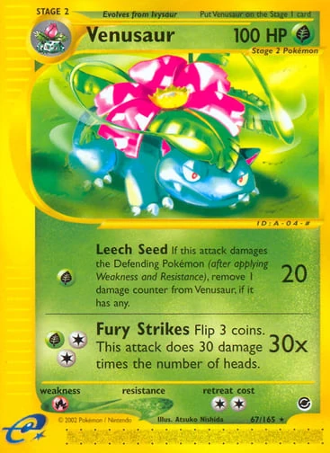 Venusaur — Expedition Base Set #67
