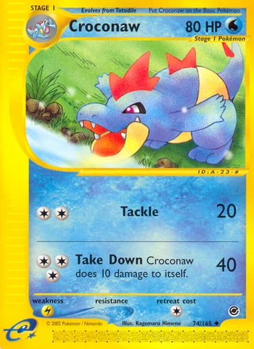 Croconaw — Expedition Base Set #74