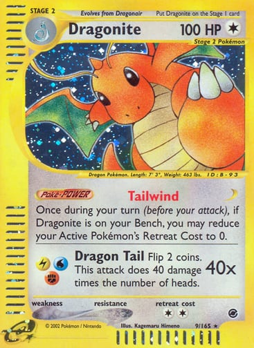 Dragonite — Expedition Base Set #9