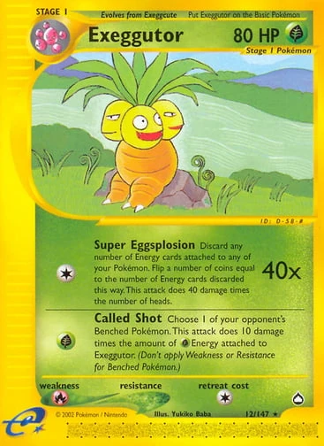 Exeggutor — Aquapolis #12