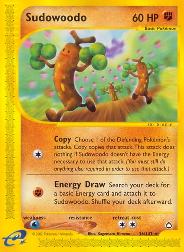 Sudowoodo — Aquapolis #36