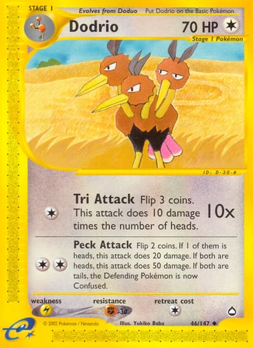 Dodrio — Aquapolis #46