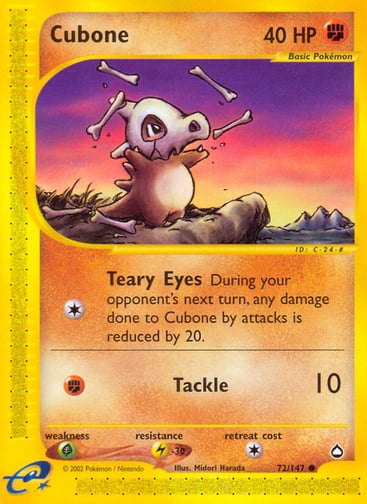 Cubone Price – Aquapolis #72/147 | CardTrack