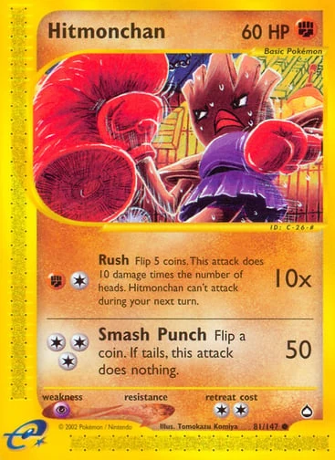 Hitmonchan — Aquapolis #81