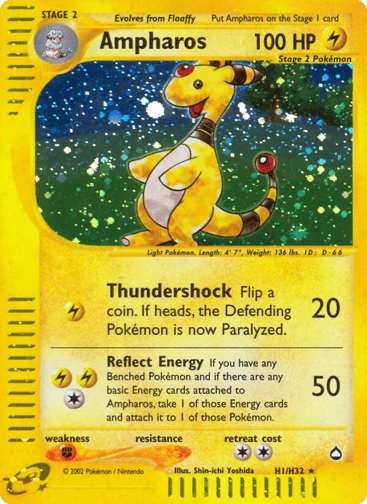 Ampharos — Aquapolis #H1