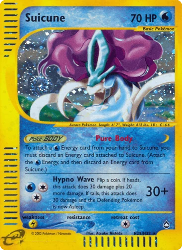Suicune — Aquapolis #H25