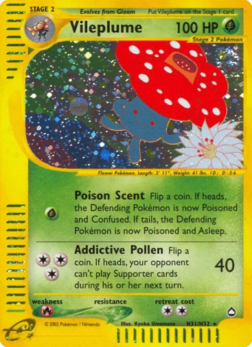 Vileplume — Aquapolis #H31