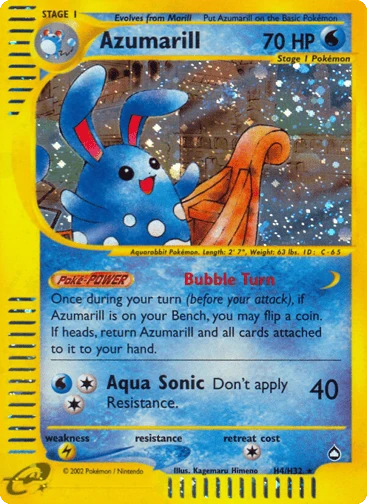 Azumarill Price – Aquapolis #4/147 | CardTrack